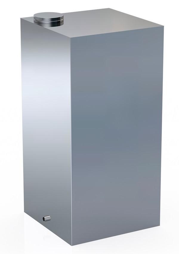 Butoi de inox MTC 250 LT (patrat) 1.2mm