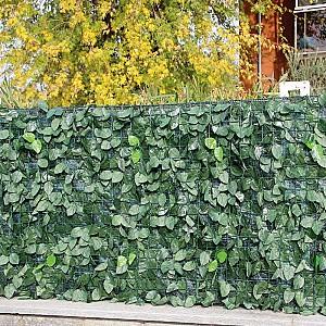 Plasa decorativa gard Greentech Leaf Fence Net 1.5*3 m
