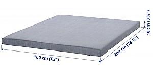 Saltea IKEA Agotnes 160x200 Fermă Albastru