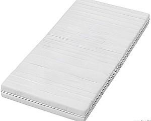Pat copii Acma Meble Acma II 80x180 bariera/saltea 7cm Alb
