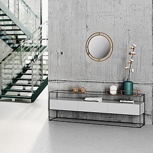 Oglindă DECO Bubble Gold