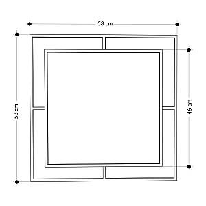 Oglindă DECO Corner Black