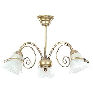 Lustra Luminex PLU-00072 Auriu/Alb