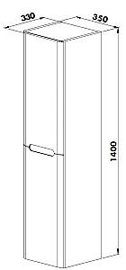 Dulap penal Martat Zen antracit