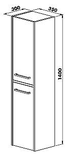 Dulap penal Martat Sofia white