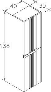 Dulap penal Orka Moonlight 40 Grey matt