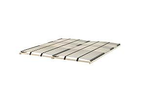 Pat IKEA Malm oak veneer white Lonset 140×200 cm (2 cutii depozitare)