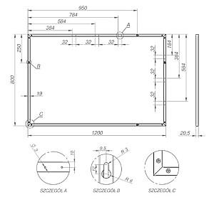 Oglindă Elita Rama (167584)
