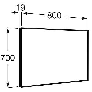 Oglindă Roca Victoria N 80x70 (812333406)