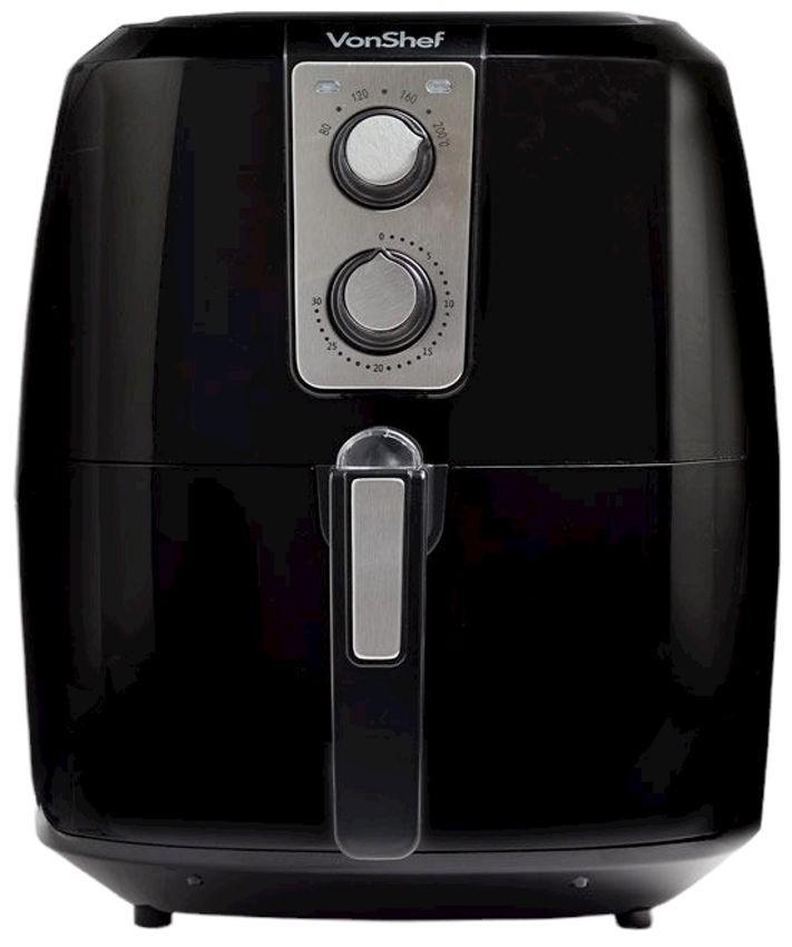 Friteuza cu aer cald VonShef 2000156 Black/Silver