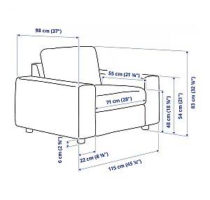 Fotoliu IKEA Vimle Saxemara bleu