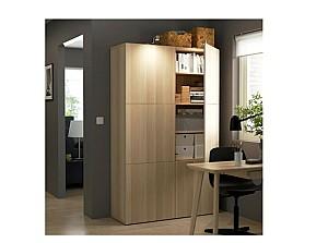 Dulap IKEA Besta Lappviken antique oak 120x40x192 cm