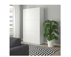 Dulap IKEA Besta Lappviken white 120x40x192 cm