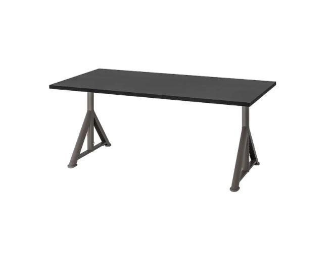 Masa de birou IKEA Idasen dark gray 160×80 cm