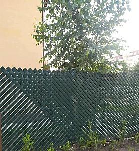 Banda pvc pentru gard Greentech 450gr 4.75cmx35m Dark green