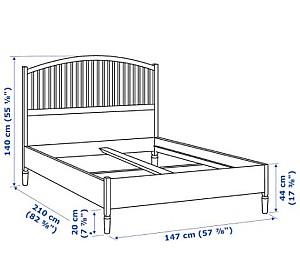 Pat IKEA Tyssedal  White Lonset 140×200 cm