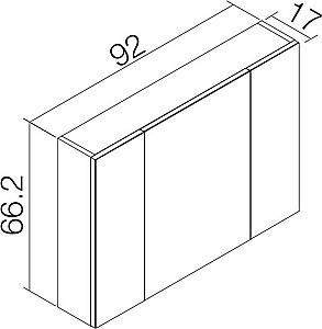 Dulap de baie Orka New Likya 100 White