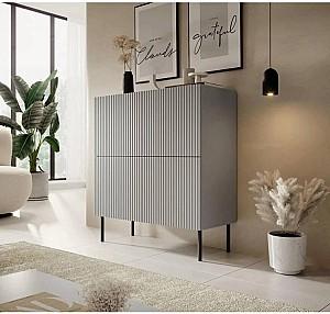 Comoda Halmar Asensio KM-2 Gri Deschis