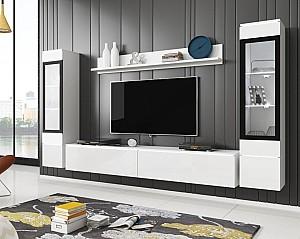 Living Bratex Vera II Alb/Alb Lucios