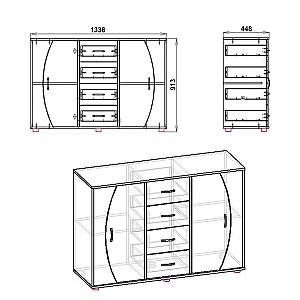 Comoda KompaniT 4-2-2 Nimfea Alba