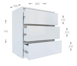 Comoda Confort-NV Ideea К 760/800/3S