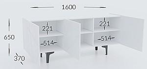 Living Confort-NV Fantasy Nr.2 Nimphea Alb/Alb Lucios