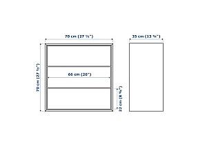 Comoda IKEA Eket  dark grey  (3 sertare)