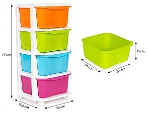 Cos pentru jucarii Modern Home PJJCBS0012-04B Multicolor