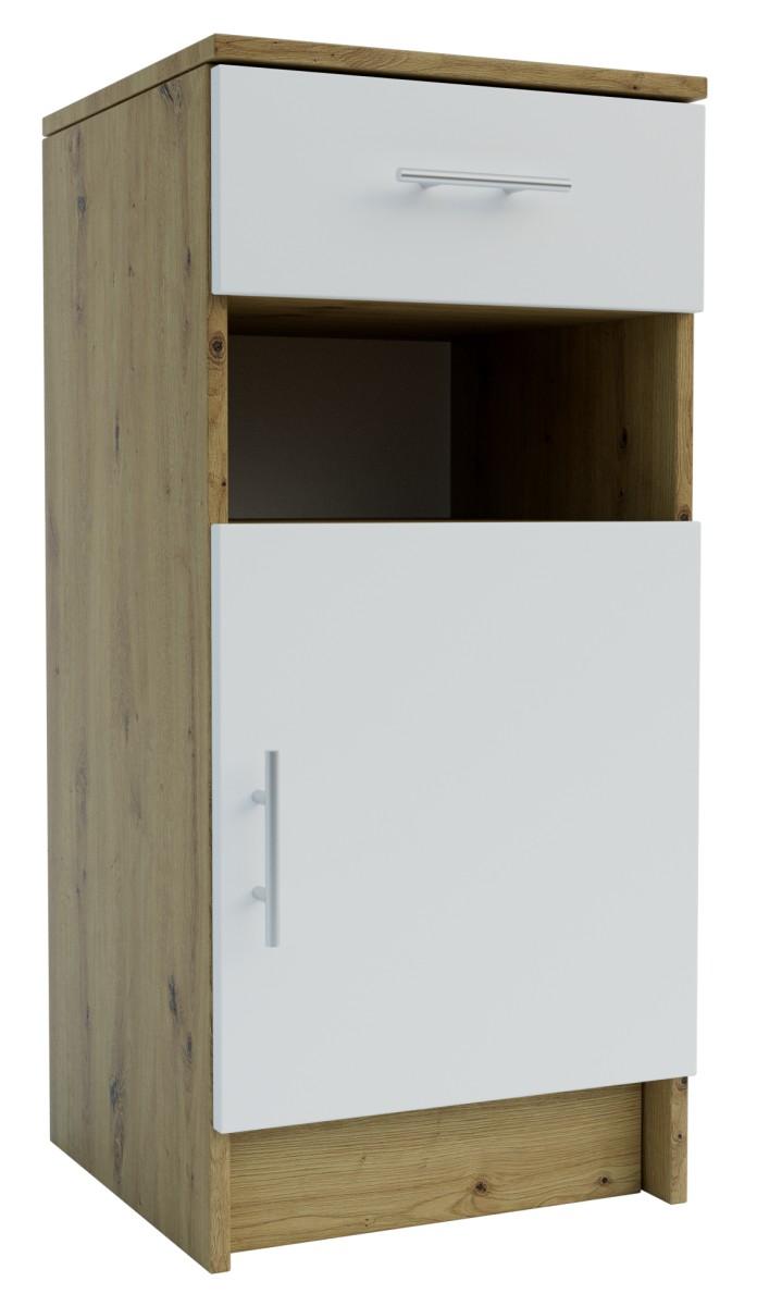 Comoda Confort-NV Stephani Stejar Artizan(Maro)/Nimphea Alb