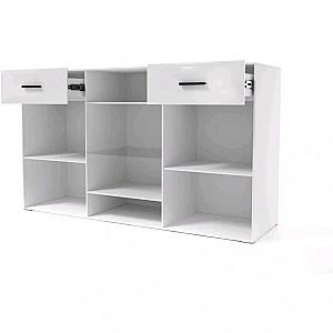 Comoda SV-Mebel Solo Alb/Wenge