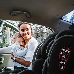 Scaun auto copii BabyGo FreeFix i-Size Black