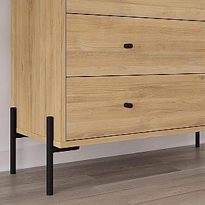 Comoda DECO Malta 3S Saphire Oak(Stejar Deschis)