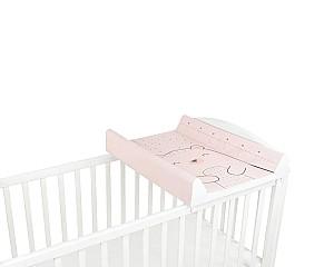 Saltea de infasat Kikka Boo Bear with me Pink, 80x50