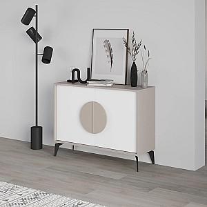 Masa consola DECO Gora Light Mocha(Bej)/White(Alb)