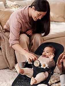 Jucarie bebelus BabyBjorn Googly eyes Black/White 080511A