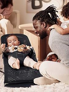 Jucarie bebelus BabyBjorn Googly eyes Black/White 080511A