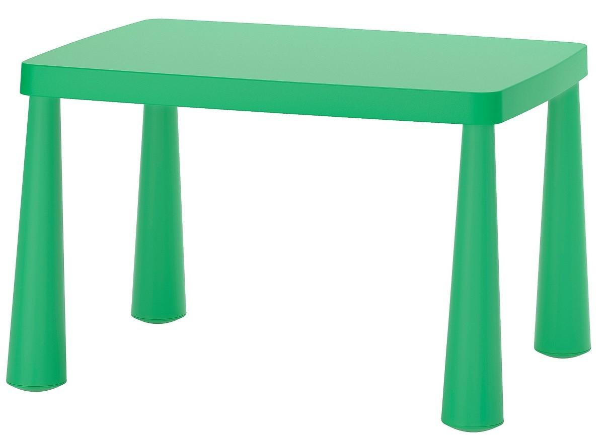 Masă de scris pentru copii IKEA Mammut 77x55 Verde Deschis