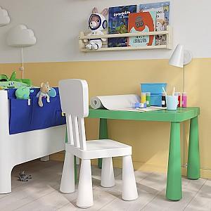 Masă de scris pentru copii IKEA Mammut 77x55 Verde Deschis