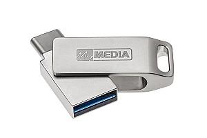 Stick memorie usb Verbatim MyMedia MyDual 128GB
