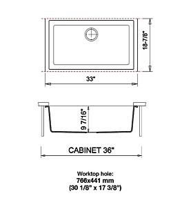 Chiuveta de bucatarie Plados One ON8410ST UM