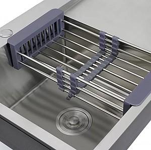 Chiuveta de bucatarie PLATINUM Handmade 86x50/230 L(pe stinga)