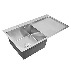 Chiuveta de bucatarie PLATINUM Handmade 86x50/230 L(pe stinga)