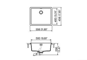 Chiuveta de bucatarie SCHOCK Greenwich N- 100L