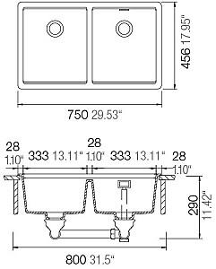 Chiuveta de bucatarie SCHOCK Greenwich N-200