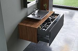 Dulap sub lavoar Orka Craft 80 Compact Laminate Walnut