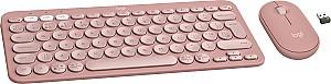 Set tastatura + Mouse Logitech Pebble 2 Combo Pink
