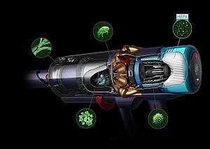 Aspirator vertical Dyson Gen5 Detect Absolute MidnightBlue/Copper