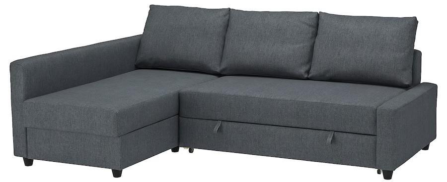 Canapea coltar IKEA Friheten Hyllie dark grey