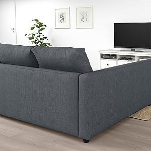 Canapea coltar IKEA Friheten Hyllie dark grey