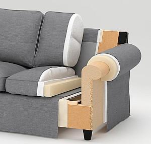 Canapea coltar IKEA Ektorp Hallarp Beige